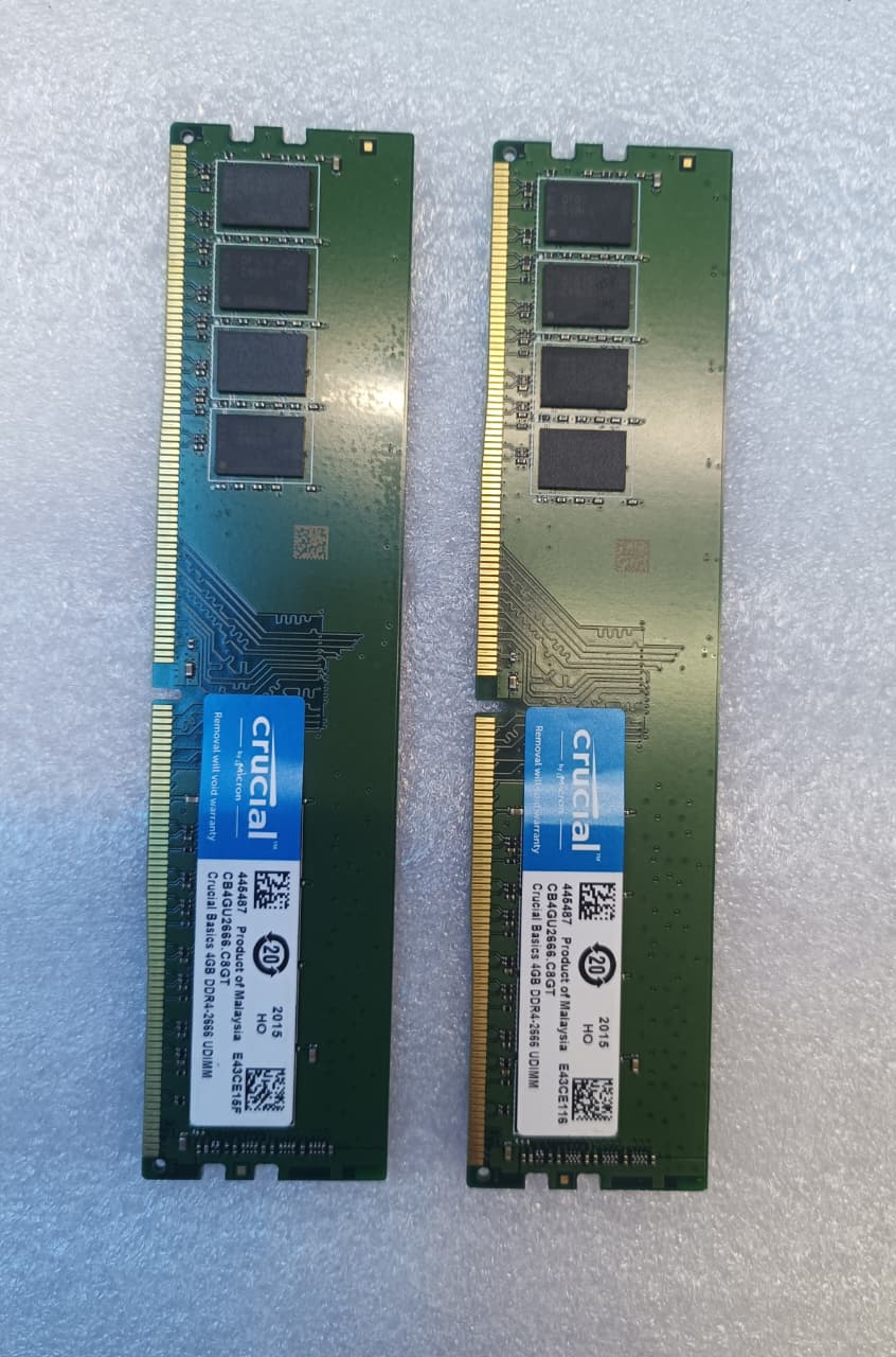 Olds Crucial 4gb Ddr4 2666Mhz Desktop Ram